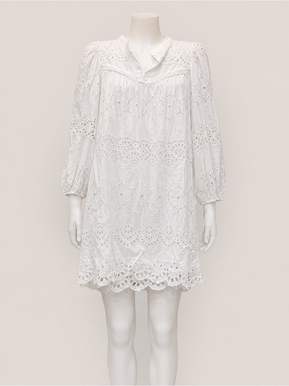 Universal Thread White Broderie Anglaise Mini Dress
